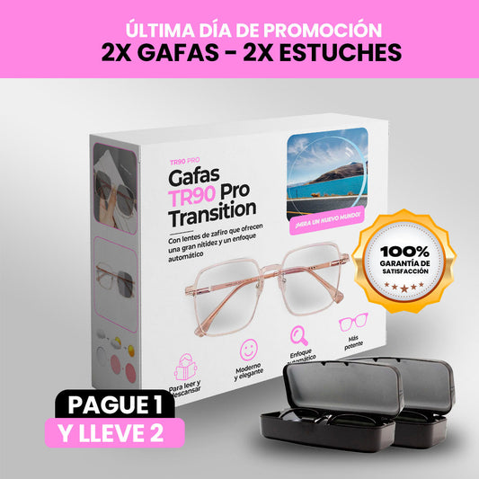 Gafas TR90 Pro Transition – ¡Promo 1x2 + REGALOS - Solo Hoy! 🤩🔥